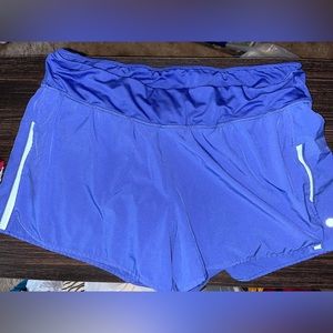 Champion C9 Womens Royal Blue Running Shorts Reflective Athletic Size XL